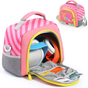 Carrying Bag Compatible with Yoto Player (3rd Generation), Kids Toys Storage Case with Handle and Shoulder Strap for Yoto Player, Detachable Bag for Bluetooth Audio Speaker