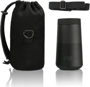 Carrying Case Bag Portable Travel Storage Bag Protective Mesh Bag For Bose SoundLink Revolve/SoundLink Revolve (Series II) Speaker(Bag Only)