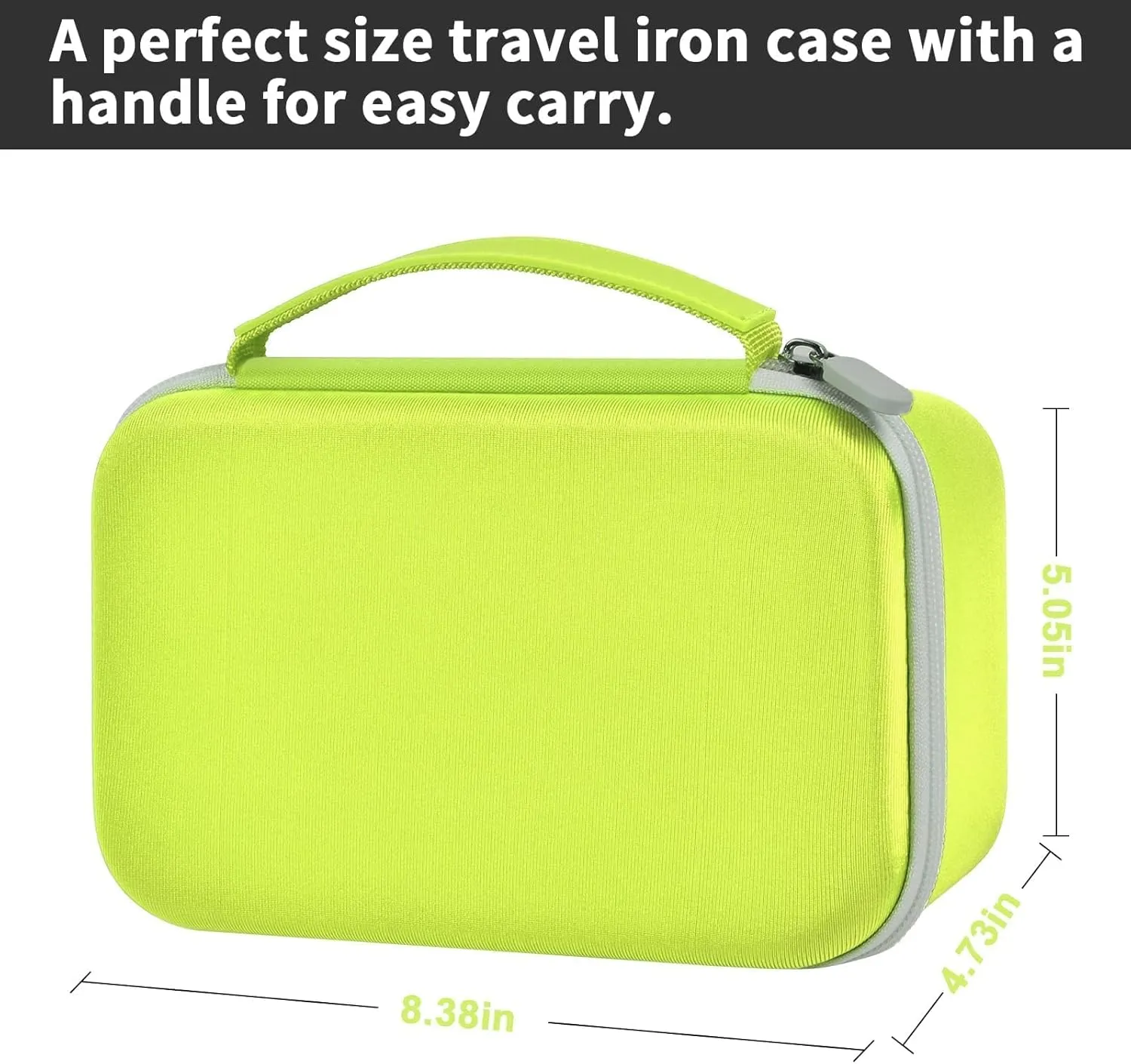 Case Compatible with Oliso M3Pro/ M2 Mini Project Steam Iron. Travel Irons Carrying Organizer Holder for Solemate and Other Accessories (Box Only)- Pistachio