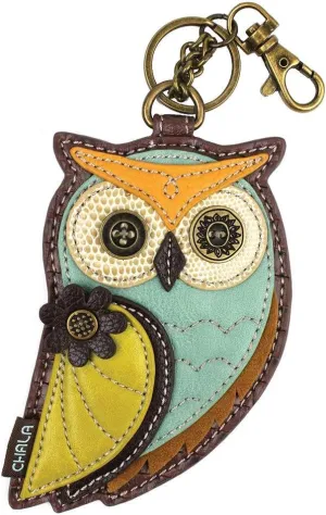 Chala Owl Generation A Key Fob Coin Purse, Owl Lovers, Collector Chala Keychain
