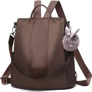CHARMORE Women Backpack Purse Waterproof Nylon Anti-theft Rucksack Shoulder Bags