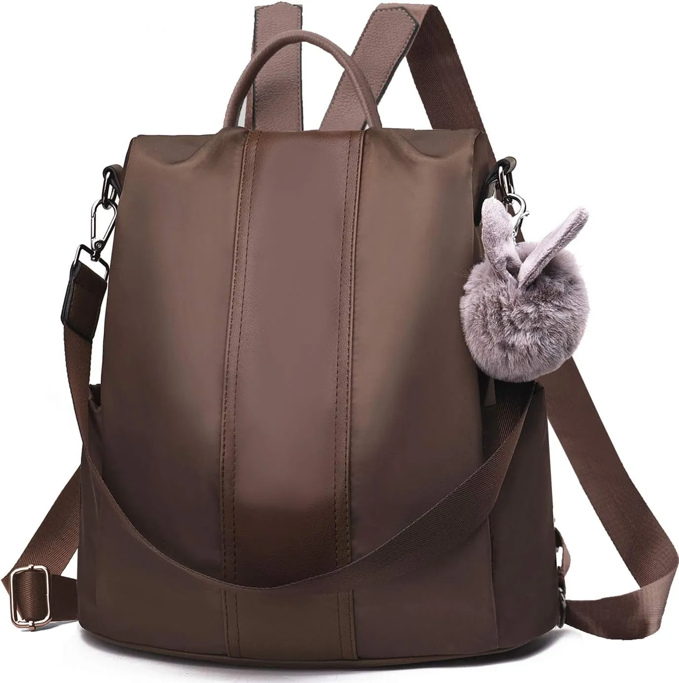 CHARMORE Women Backpack Purse Waterproof Nylon Anti-theft Rucksack Shoulder Bags