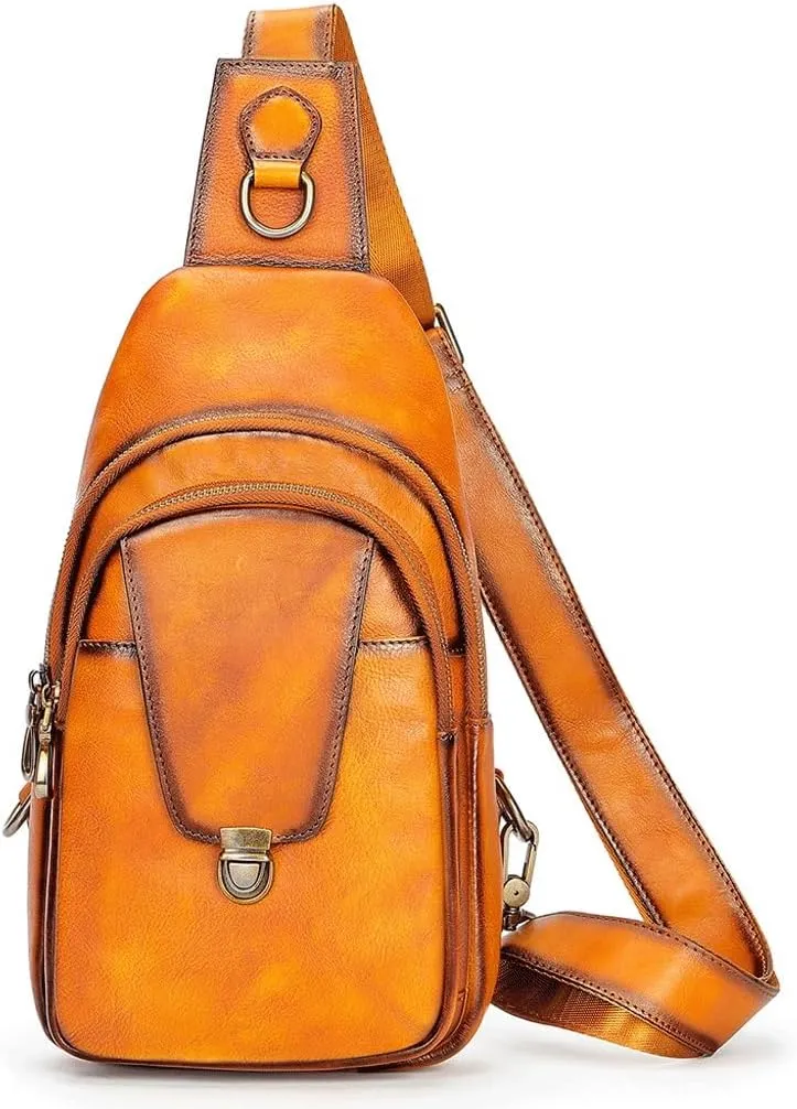 Chest Bag Color Cross Shoulder Bag Crossbody Bag Shoulder Bag Retro Small Backpack Fanny Pack