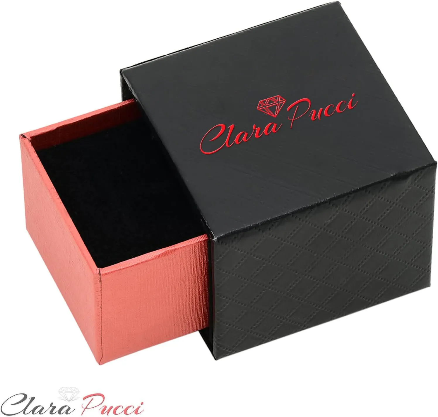 Clara Pucci 2.2 ct Round Cut anniversary 3 stone vintage European classic 14k White Gold engagement ring Band