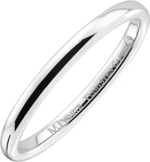 Classic Mirror Polished White Tungsten Carbide 2mm to 10mm COMFORT FIT Wedding Band Ring