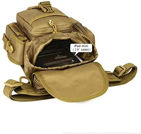 Climbing Bags | Waterproof Nylon Tactical Drop Leg Bag Molle System Hunting Tool Waist Pack Belt Thigh Pouch Men Women Military Equipment（6 Colors Optional）
