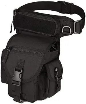 Climbing Bags | Waterproof Nylon Tactical Drop Leg Bag Molle System Hunting Tool Waist Pack Belt Thigh Pouch Men Women Military Equipment（6 Colors Optional）