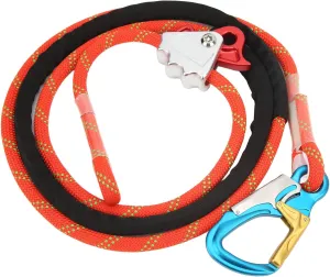Climbing Safety Lanyard Adjustable Positioning Rope for High Altitude Climbing Safety Lanyard Safety Rope Positioning Safety Lanyard Safety Cord Lanyard Adjustable Safety Belt