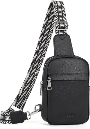 CLUCI Small Sling Bag for Women Vegan Leather Crossbody Chest Bags Trendy, Women's Fanny Pack