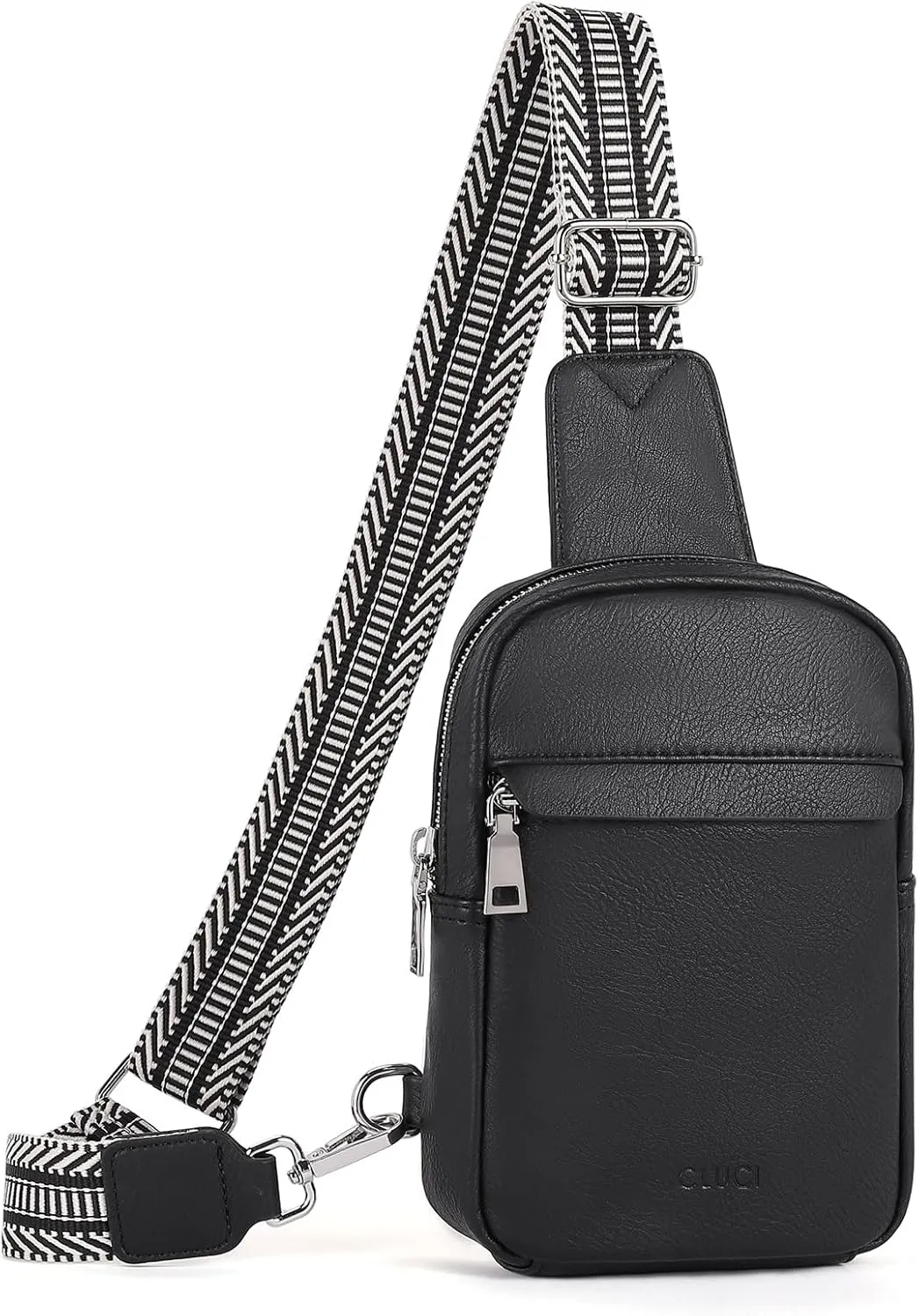 CLUCI Small Sling Bag for Women Vegan Leather Crossbody Chest Bags Trendy, Women's Fanny Pack