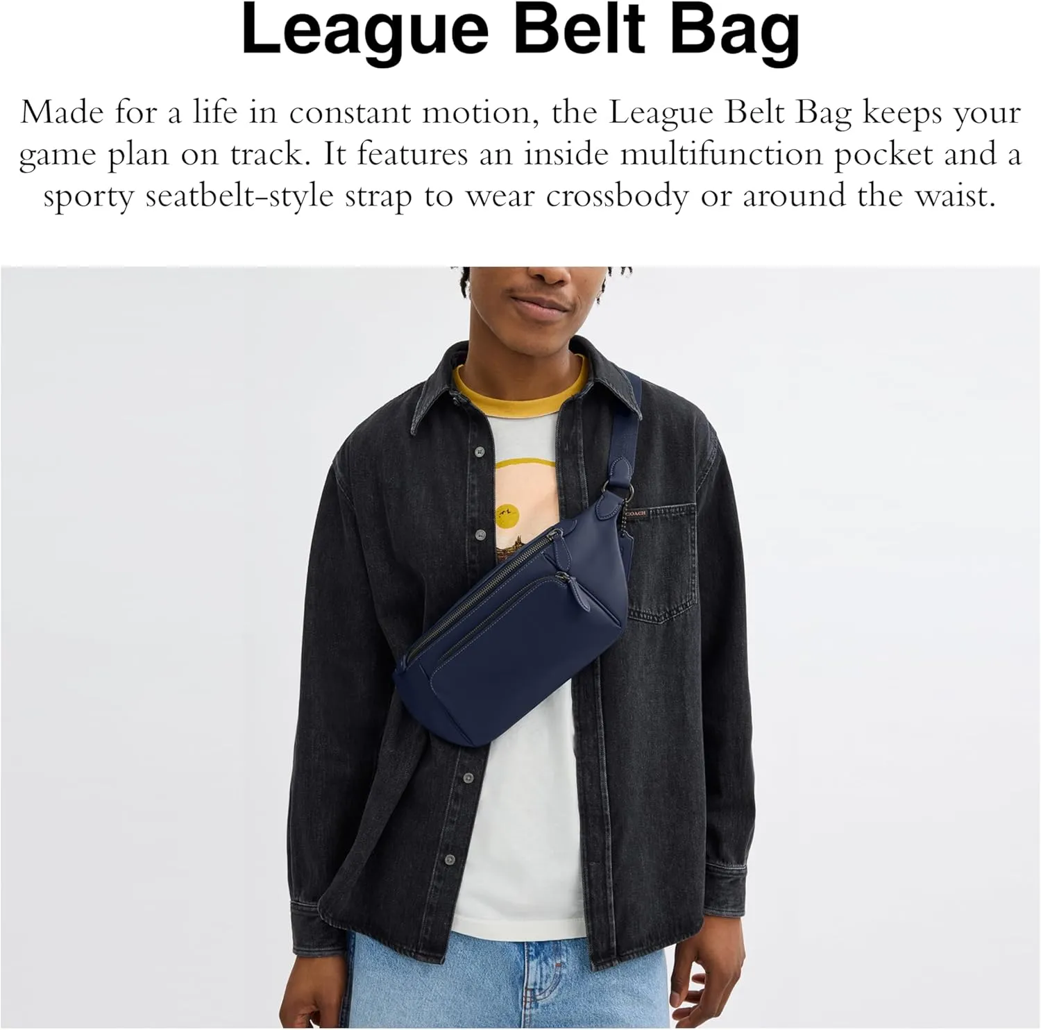 Coach Men's League Belt Bag