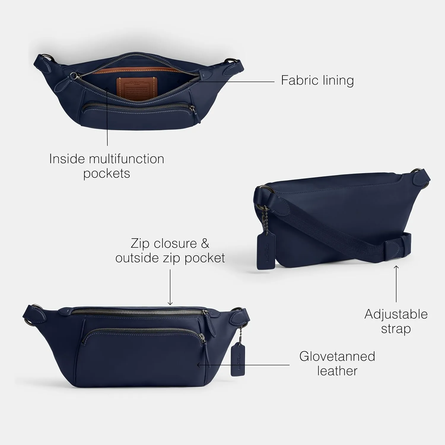 Coach Men's League Belt Bag