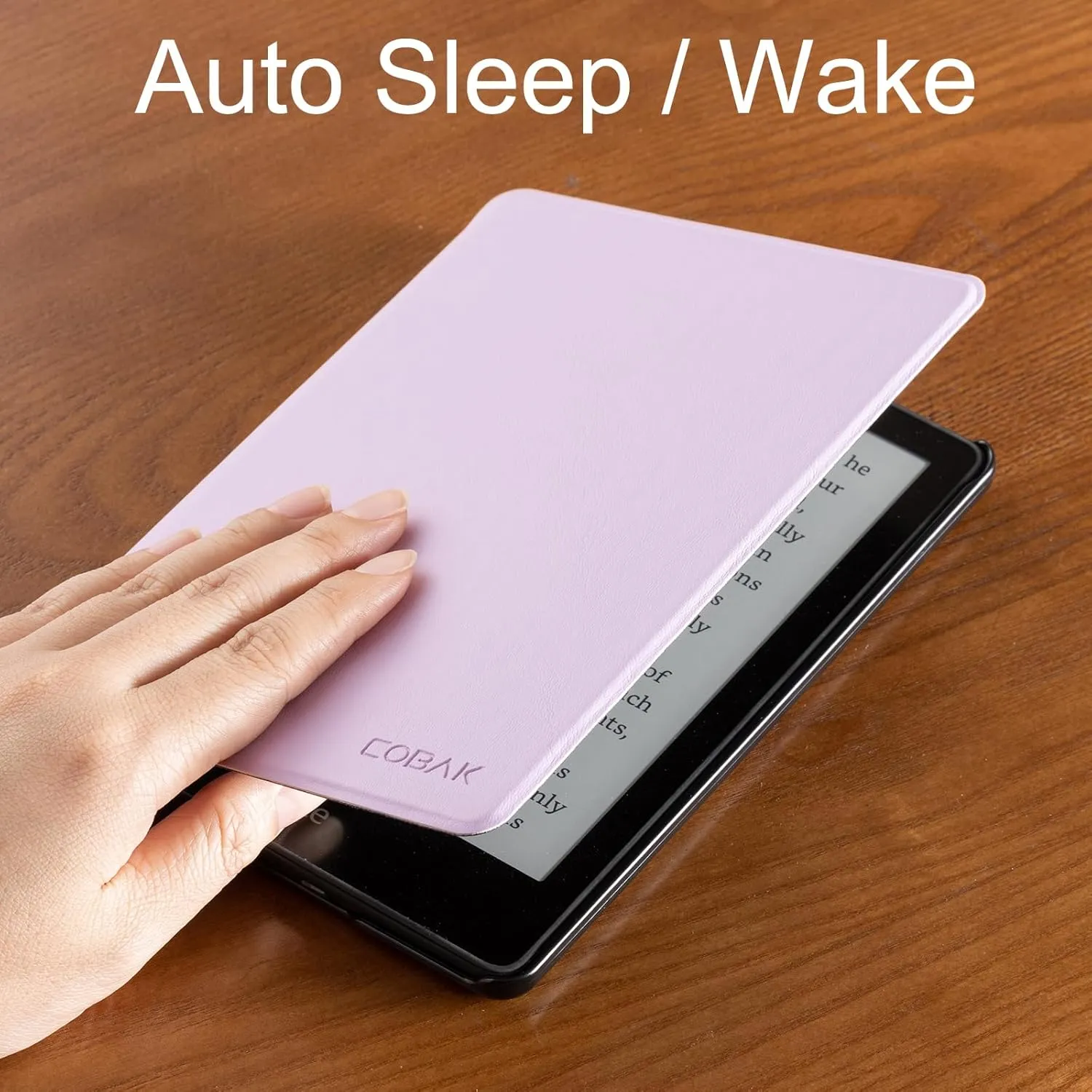 CoBak Case for 7" E-Readers - All New PU Leather Cover with Auto Sleep Wake Feature for E-Readers 2024 Released