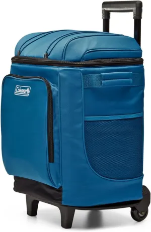 Coleman 42-Can Wheeled Soft Cooler, Leak-Proof Portable Insulated Chiller with 12  Hour Ice Retention, Made with Recycled Materials