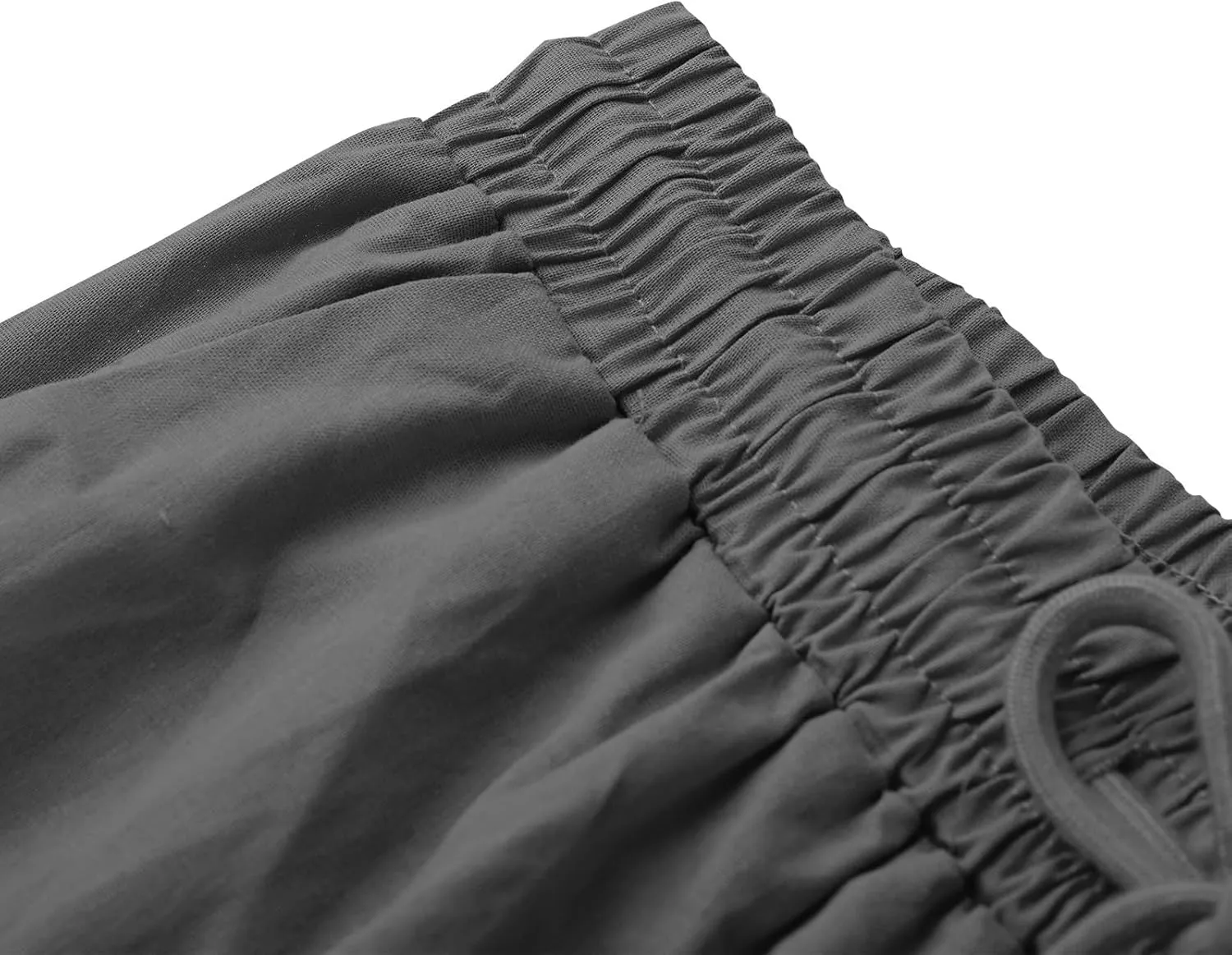 Comfy Shorts for Women Drawstring Elastic High Waisted Summer Clothing Knee Length Casual Lightweight Beach Outfit