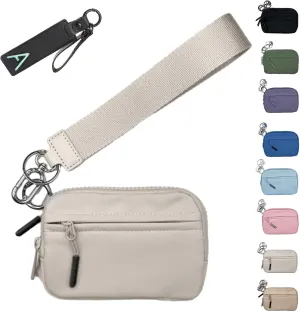 Corelration The Wallet 2nd Gen, Corelation Wallet, Wristlet Nylon Wallets For Women, Waterproof Nylon Material (Beige)