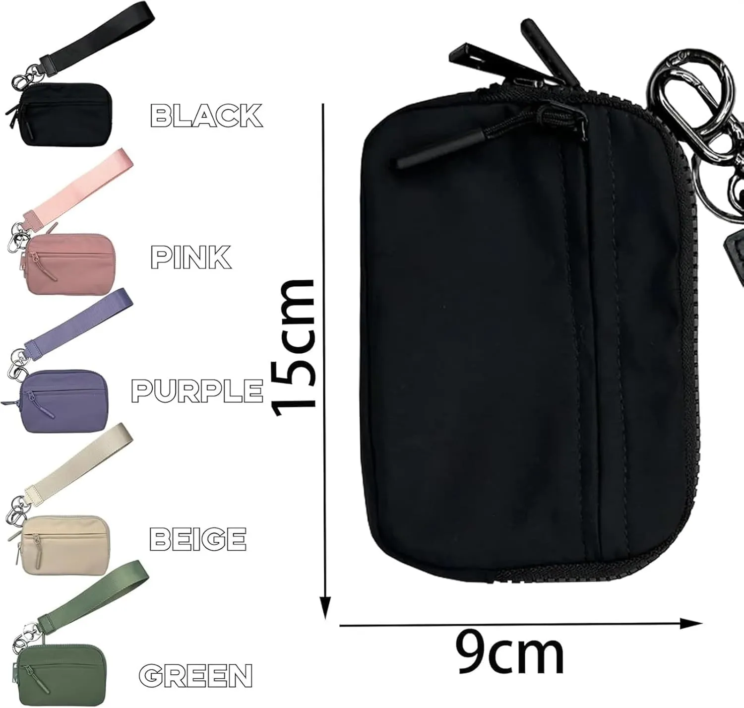 Corelration The Wallet 2nd Gen, Corelation Wallet, Wristlet Nylon Wallets For Women, Waterproof Nylon Material (Beige)