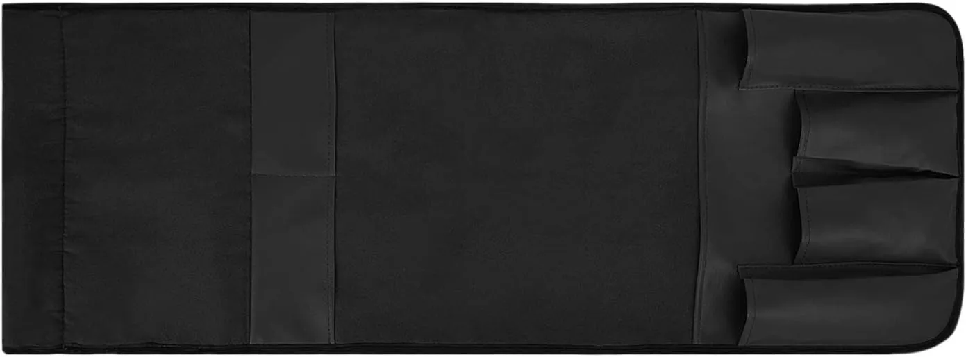 Couch Sofa Armrest Organiser Arm Chair Caddy Bedside Storage Pocket with 6 Pockets TV Remote Holder Bed Storage Pocket Bag for Cellphone Tablet Notepad Book Magazines DVD Glasses