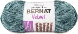 Craft County 315 Yards of Medium Velvet Yarn – 100% Machine Wash and Dryable Polyester (Frosted Pine)