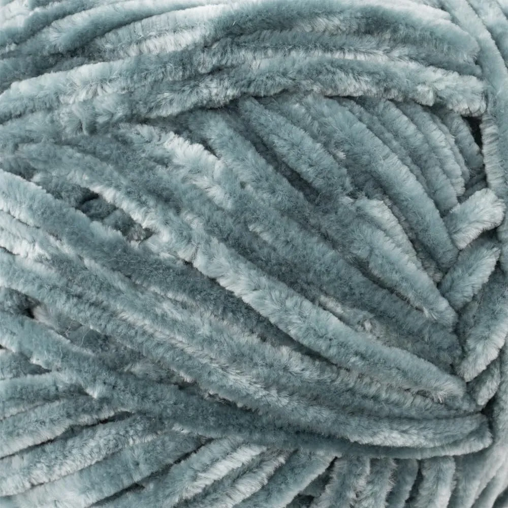 Craft County 315 Yards of Medium Velvet Yarn – 100% Machine Wash and Dryable Polyester (Frosted Pine)
