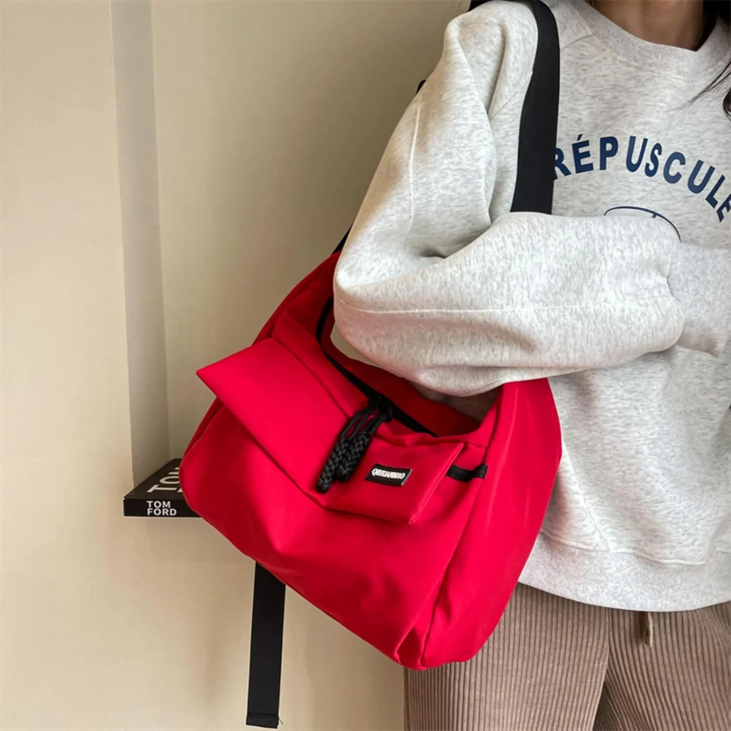 Crossbody Bags For Women Adjustable Strap Nylon Messenger Bag Large Capacity Shoulder Bag Lightweight Casual Handbags Tote