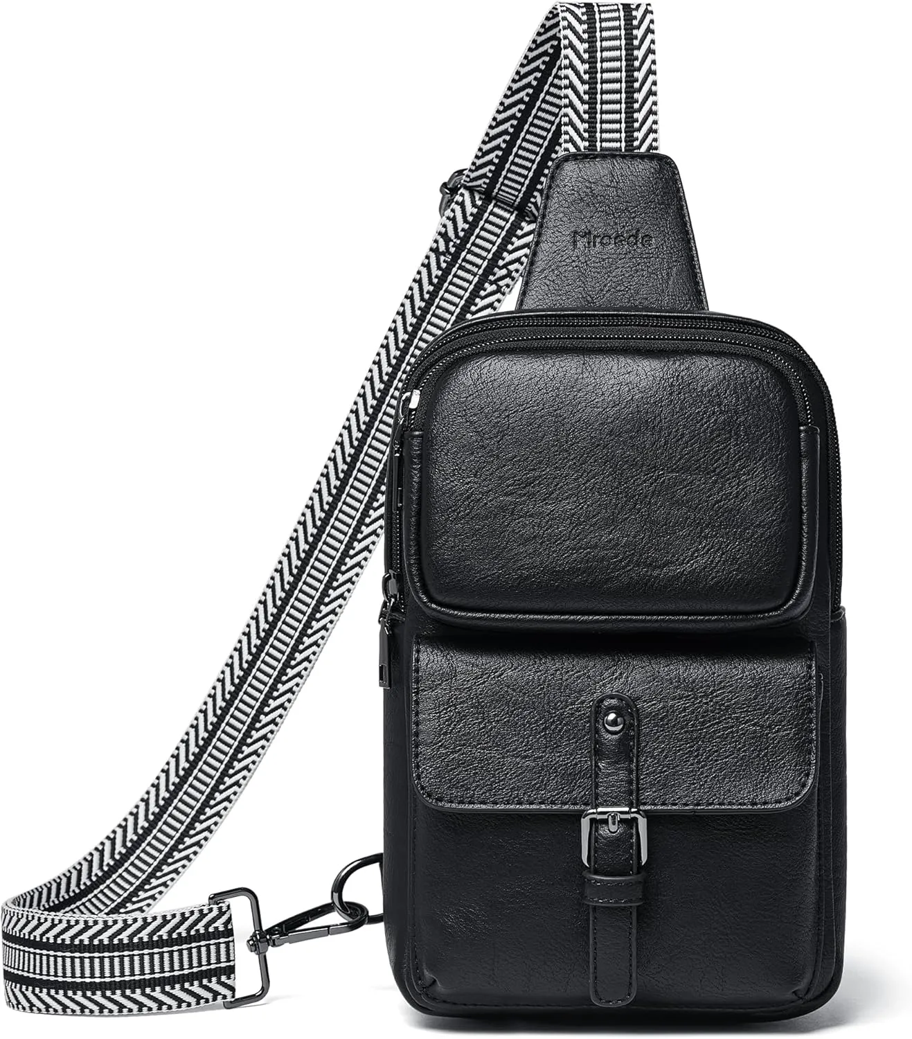 Crossbody Bags for Women Men Sling Bag 5 Pockets Fanny Pack Sling Backpack Chest Daypack Travel Purse Anti Theft