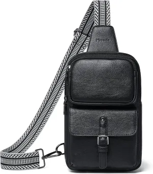 Crossbody Bags for Women Men Sling Bag 5 Pockets Fanny Pack Sling Backpack Chest Daypack Travel Purse Anti Theft