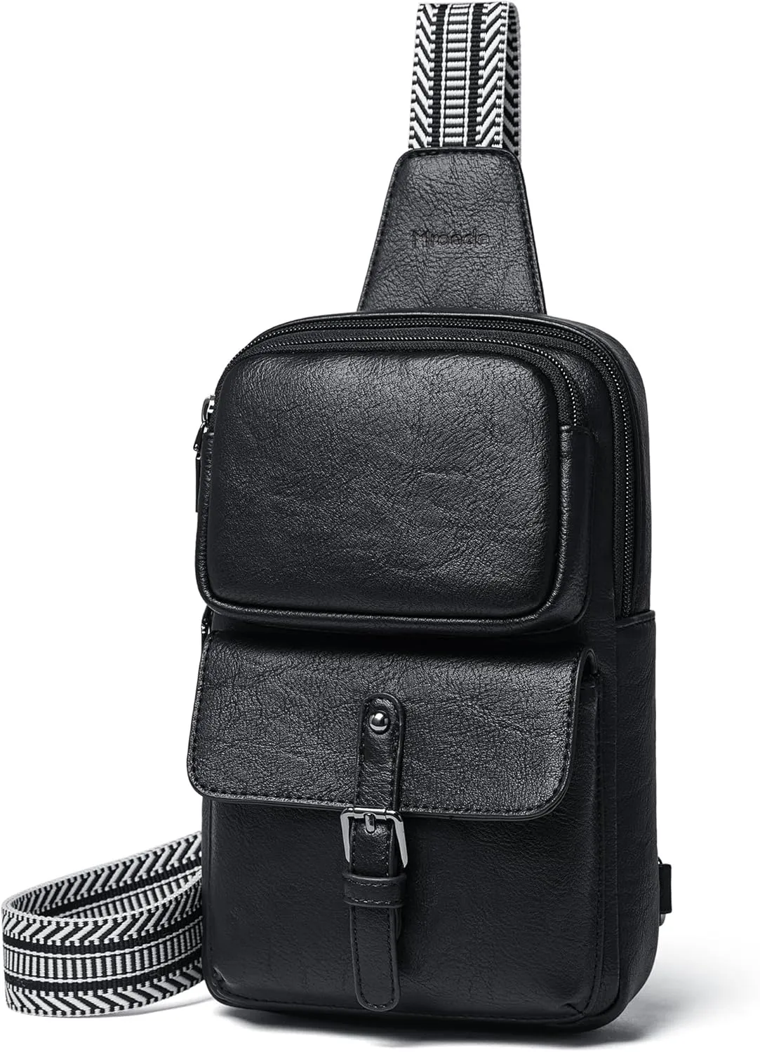 Crossbody Bags for Women Men Sling Bag 5 Pockets Fanny Pack Sling Backpack Chest Daypack Travel Purse Anti Theft