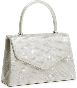 Dasein Women's Evening Bag Party Clutches Wedding Purses Cocktail Prom Handbags with Frosted Glittering