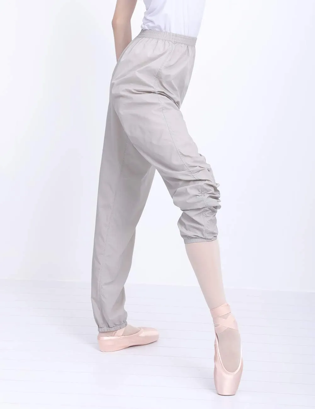 Daydance Teen Girls Women Ballet Ripstop Pants Lightweight Intensity Nylon Perspiration Trousers for Dance