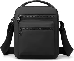 DAZZLESUN Men Waterproof Travel Sling Bag Nylon Crossbody Casual Shoulder Bags Lightweight Backpack Daypack Fishing Hiking