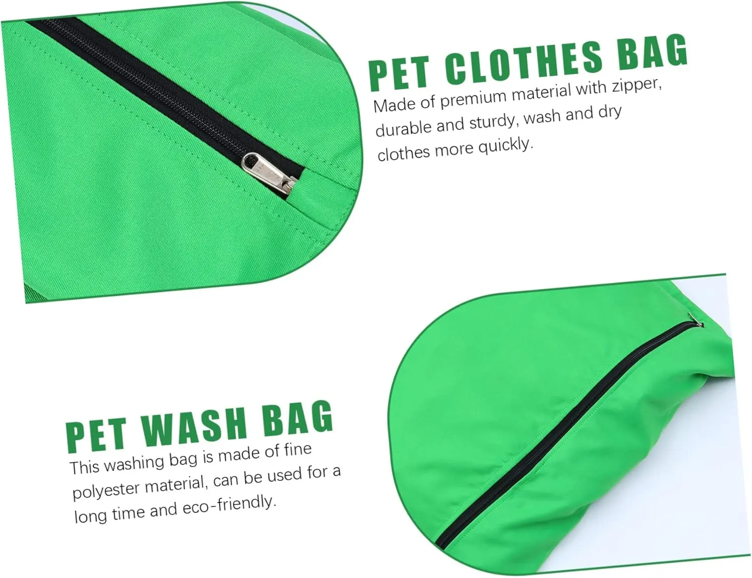 DECHOUS Pet Laundry Bag Zipper Closure Lightweight Portable Bag for Easy Cleaning of Pet Clothes Prevents Damage Washer Dryer for Travel Storage