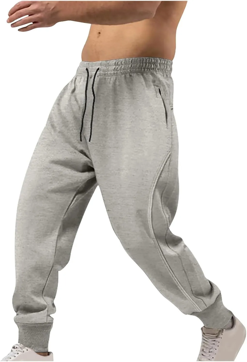 Designer Loose Jogger Drawstring Sweatpants with Pockets Tapered Leg Jogging Running Workout Pants Y2K Streetwear