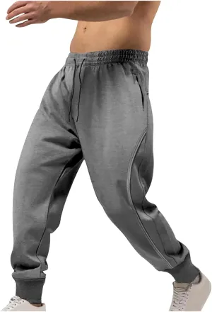 Designer Loose Jogger Drawstring Sweatpants with Pockets Tapered Leg Jogging Running Workout Pants Y2K Streetwear