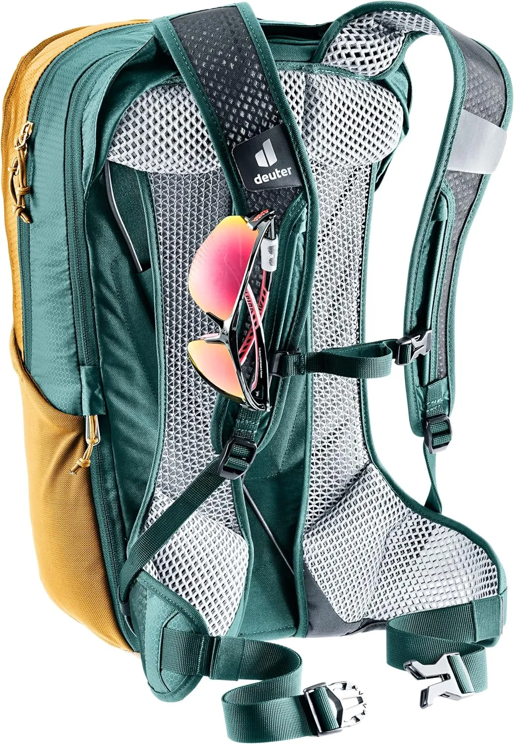 Deuter Race Air 14  3L Mountain Biking, Gravel Biking Touring Daily Commuting Backpack, Cinnamon-deepsea, 14 3 L