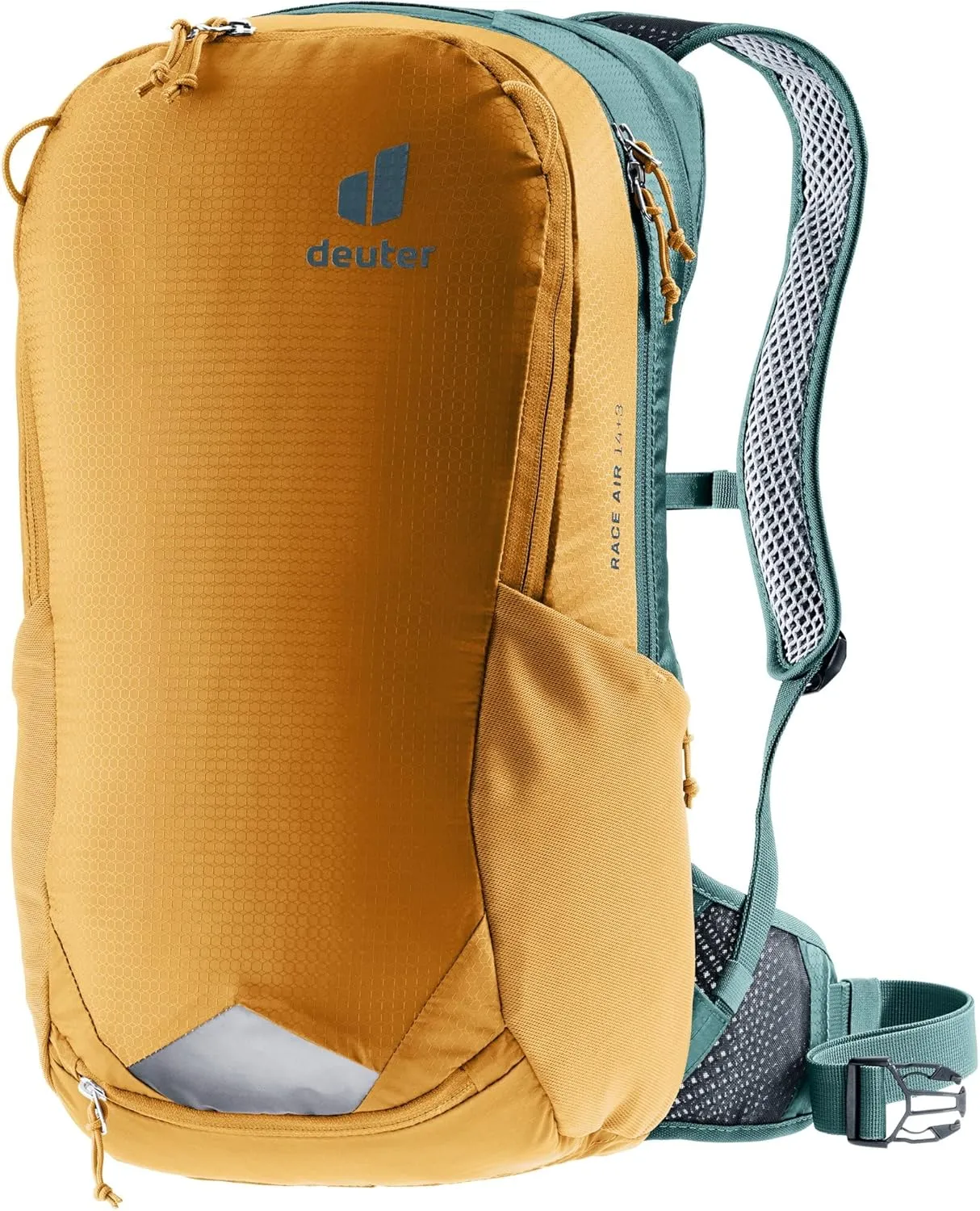 Deuter Race Air 14  3L Mountain Biking, Gravel Biking Touring Daily Commuting Backpack, Cinnamon-deepsea, 14 3 L