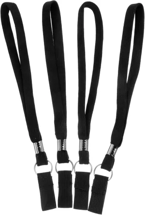Didiseaon 4Pcs Cane Wrist Strap Lanyard Lightweight Lost Accessory for Walking Canes and Crutches Versatile Use for Seniors Outdoor Activities and Handbags
