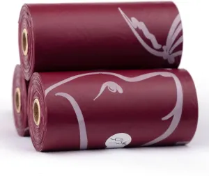 DOG & BUTTERFLY™ THE MOST BEAUTIFUL BAGS ON THE PLANET. 100% CERTIFIED COMPOSTABLE, 270Q. Easy-Open, No Plastic, Leak-Proof, Tear-Proof