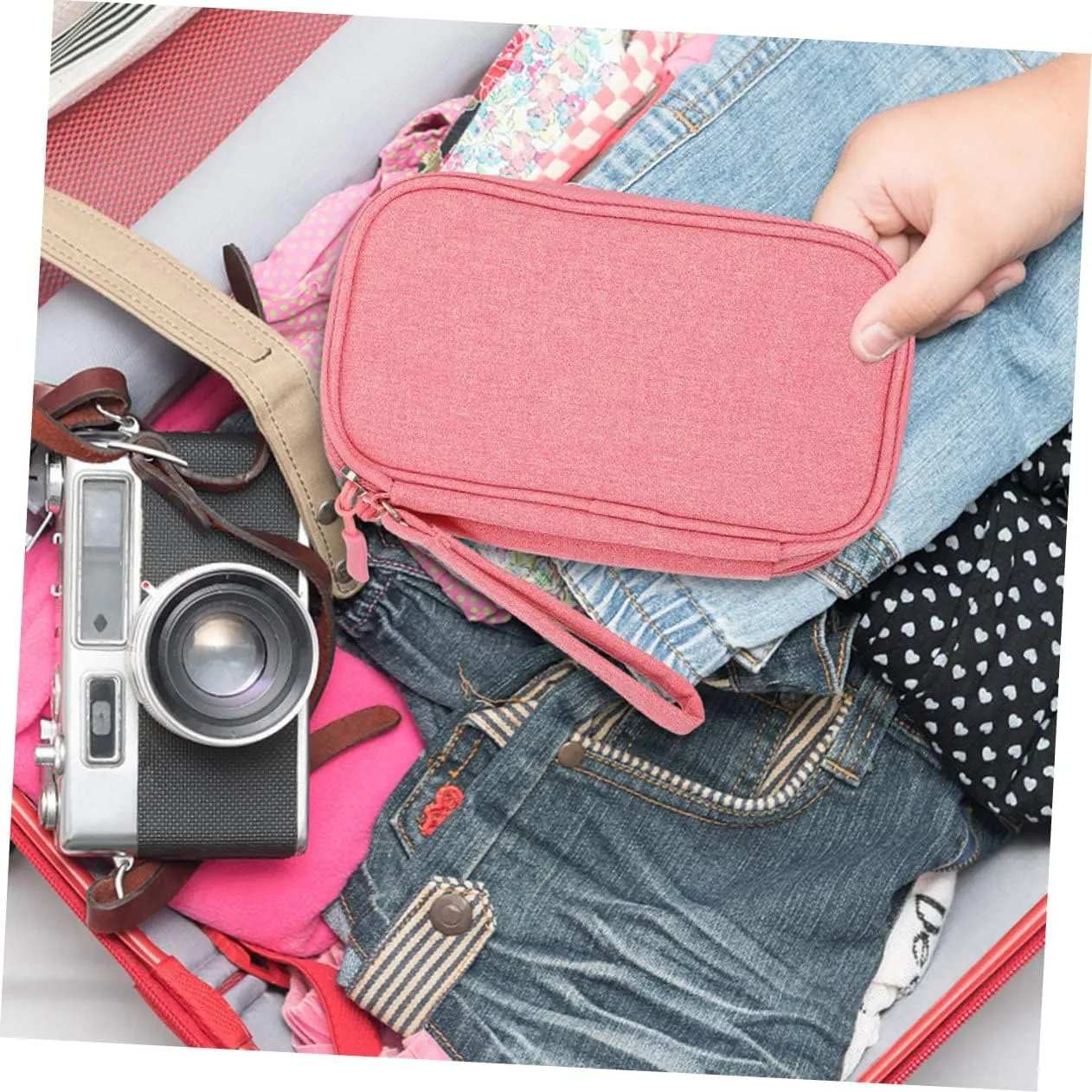 DOITOOL Hard Drive Storage Bag Packaging Bags Electronic Organizer Bag Accessories Pouch Travel Kits Cable