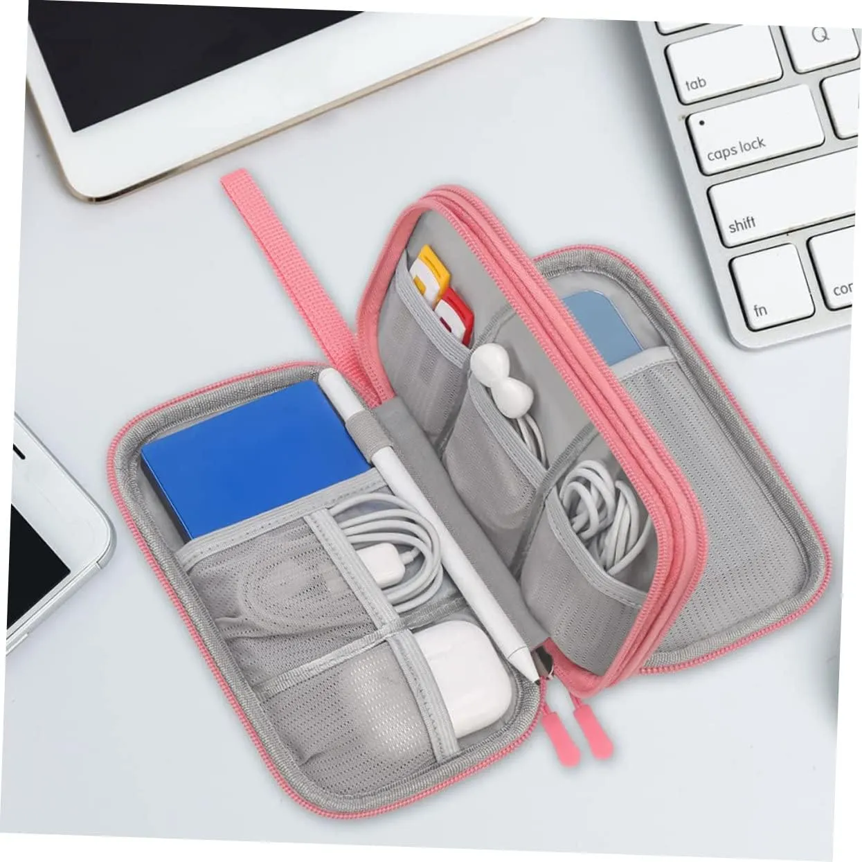 DOITOOL Hard Drive Storage Bag Packaging Bags Electronic Organizer Bag Accessories Pouch Travel Kits Cable