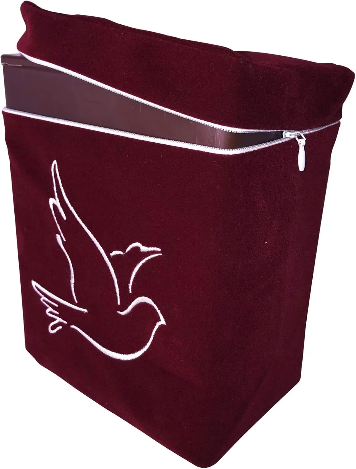 Dove Design Urn Bag with Temporary Urn_Patented (Burgundy)