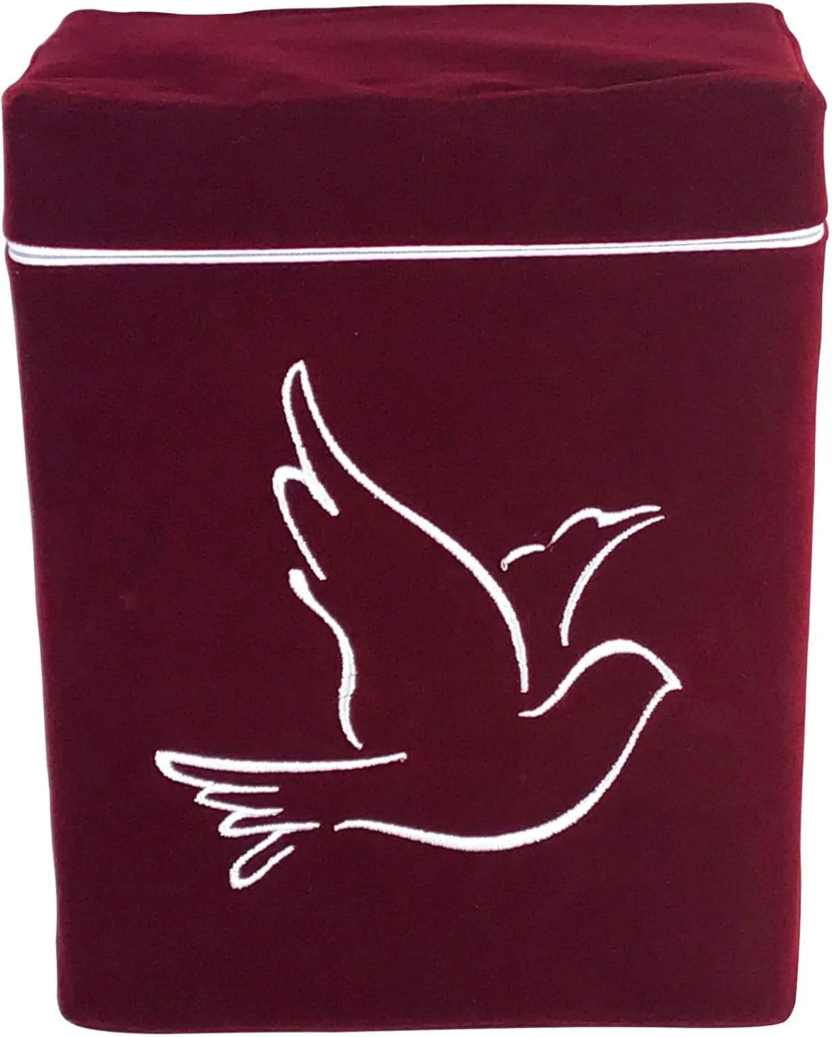 Dove Design Urn Bag with Temporary Urn_Patented (Burgundy)