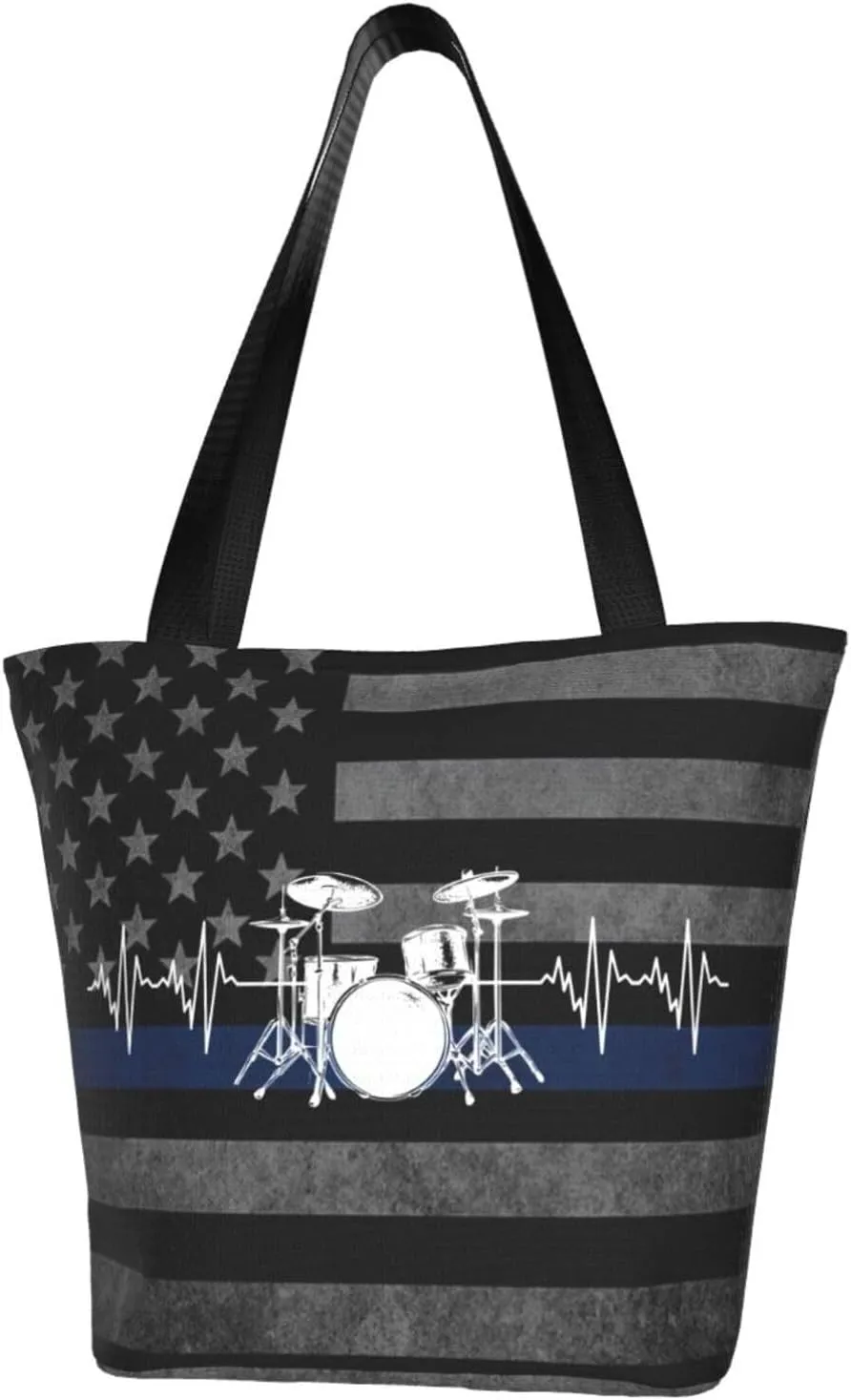Drums Heartbeat Fashion Shoulder Bag Large Capacity For Man Or Woman