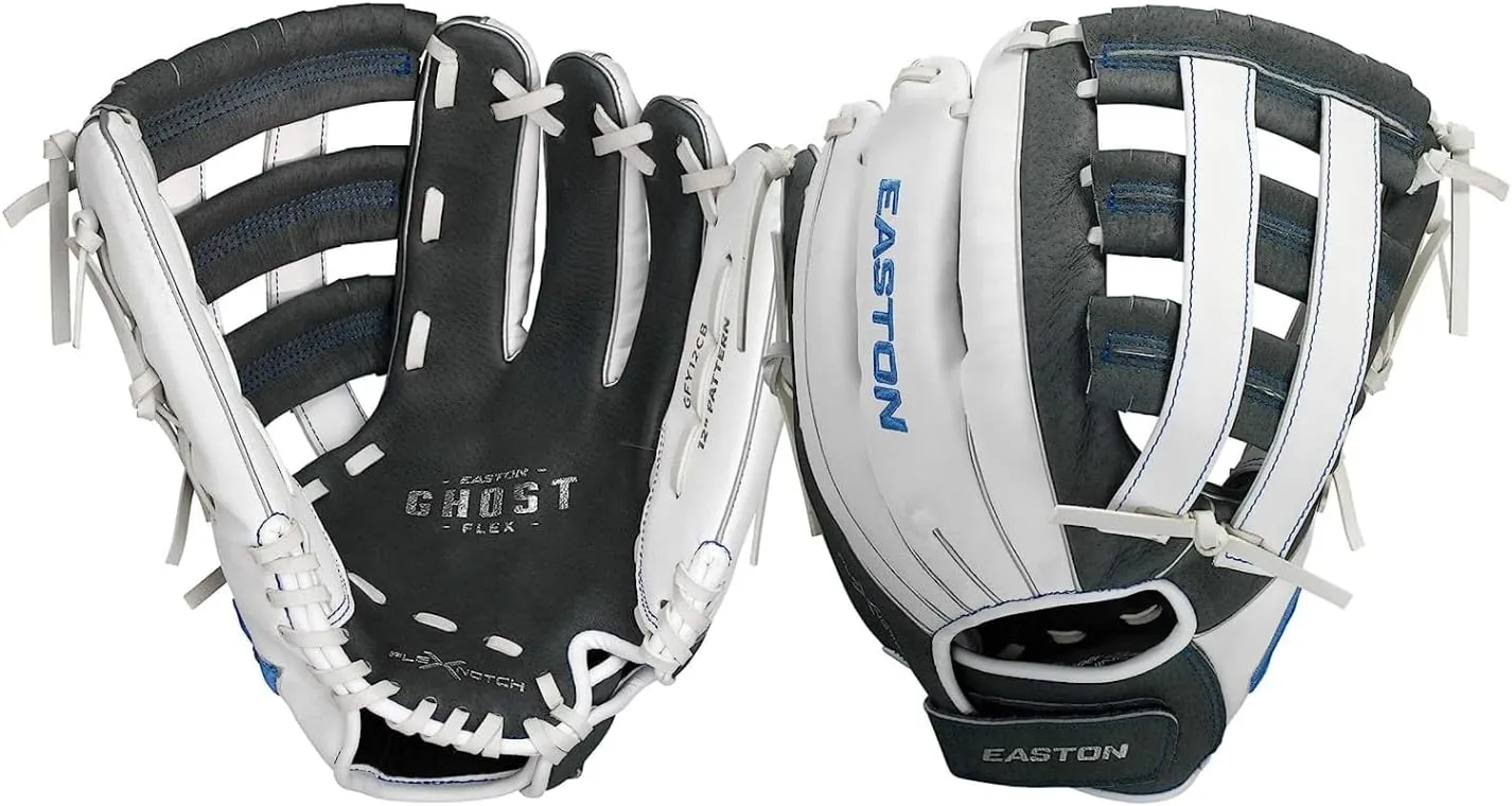 Easton | Ghost Flex Youth Softball/T-Ball Glove | Sizes 10" - 12" | Multiple Styles