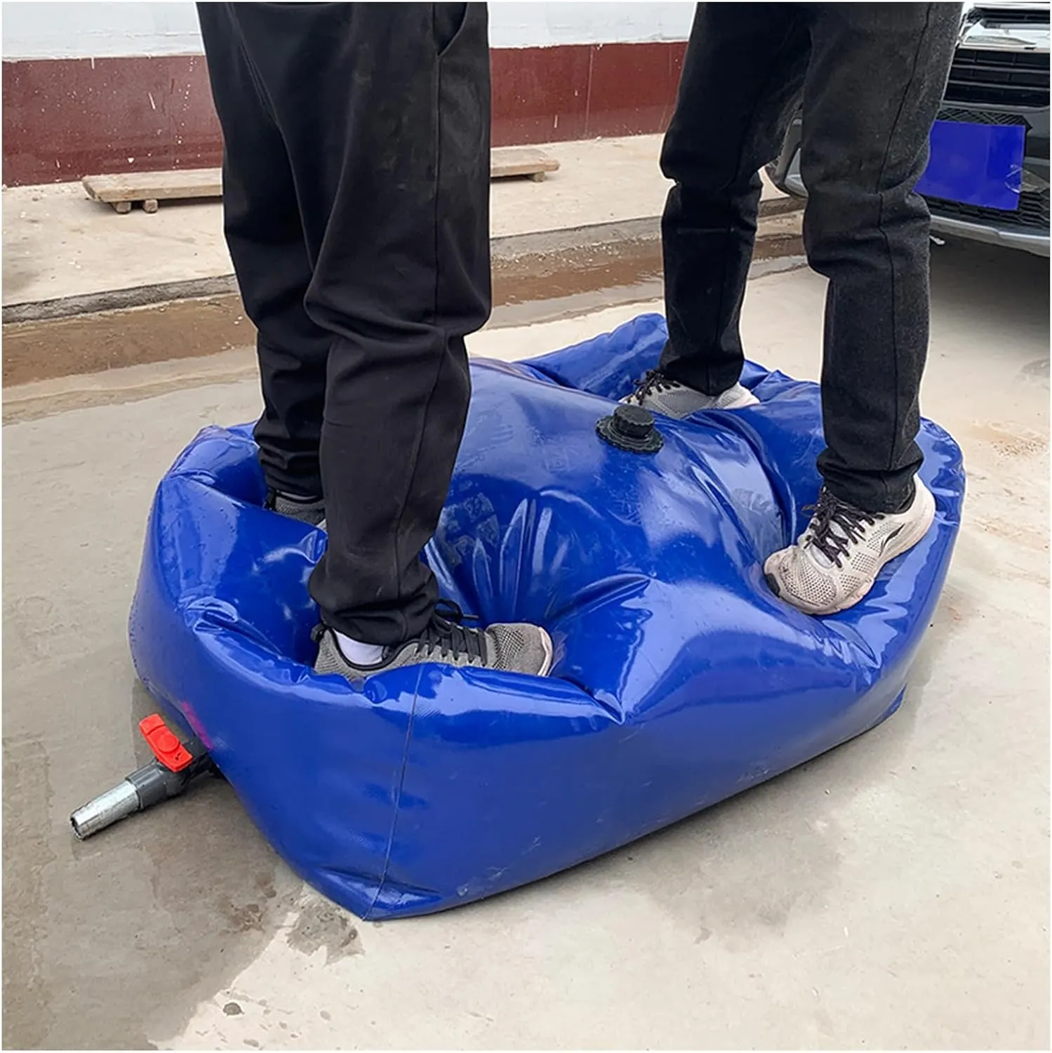 EMYJAY Water Storage Bag, Foldable Water Storage Tank Large-Capacity Water Bag High Density PVC Good Sealing Strong Flexibility Strong Environmental Adaptability
