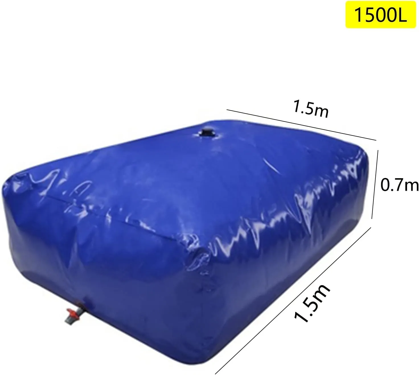 EMYJAY Water Storage Bag, Foldable Water Storage Tank Large-Capacity Water Bag High Density PVC Good Sealing Strong Flexibility Strong Environmental Adaptability