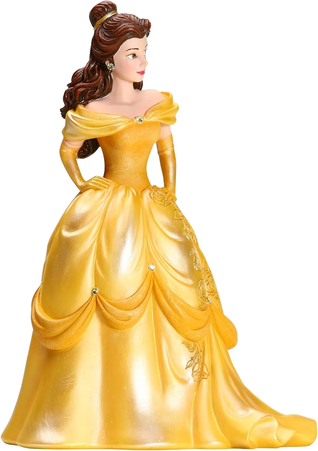 Enesco Disney Showcase Couture de Force Beauty and The Beast Belle Figurine, 8.07 Inch, Multicolor