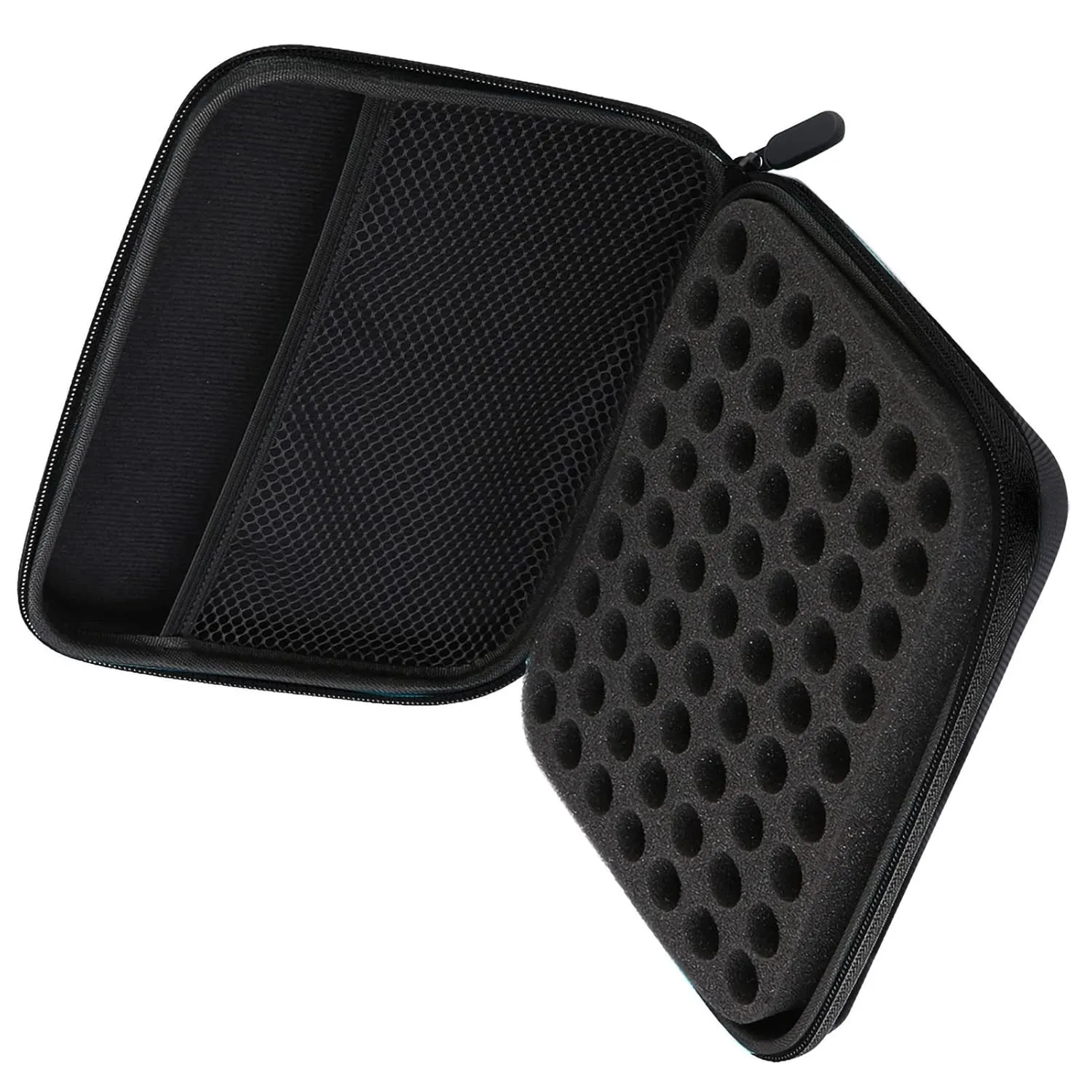 Essential Oil Storage, 63 Slots Essential Oil Storage Bag Essential Oil Case EVA Material Essential Oil Holder for Home, Traveling, Moving House (Black)