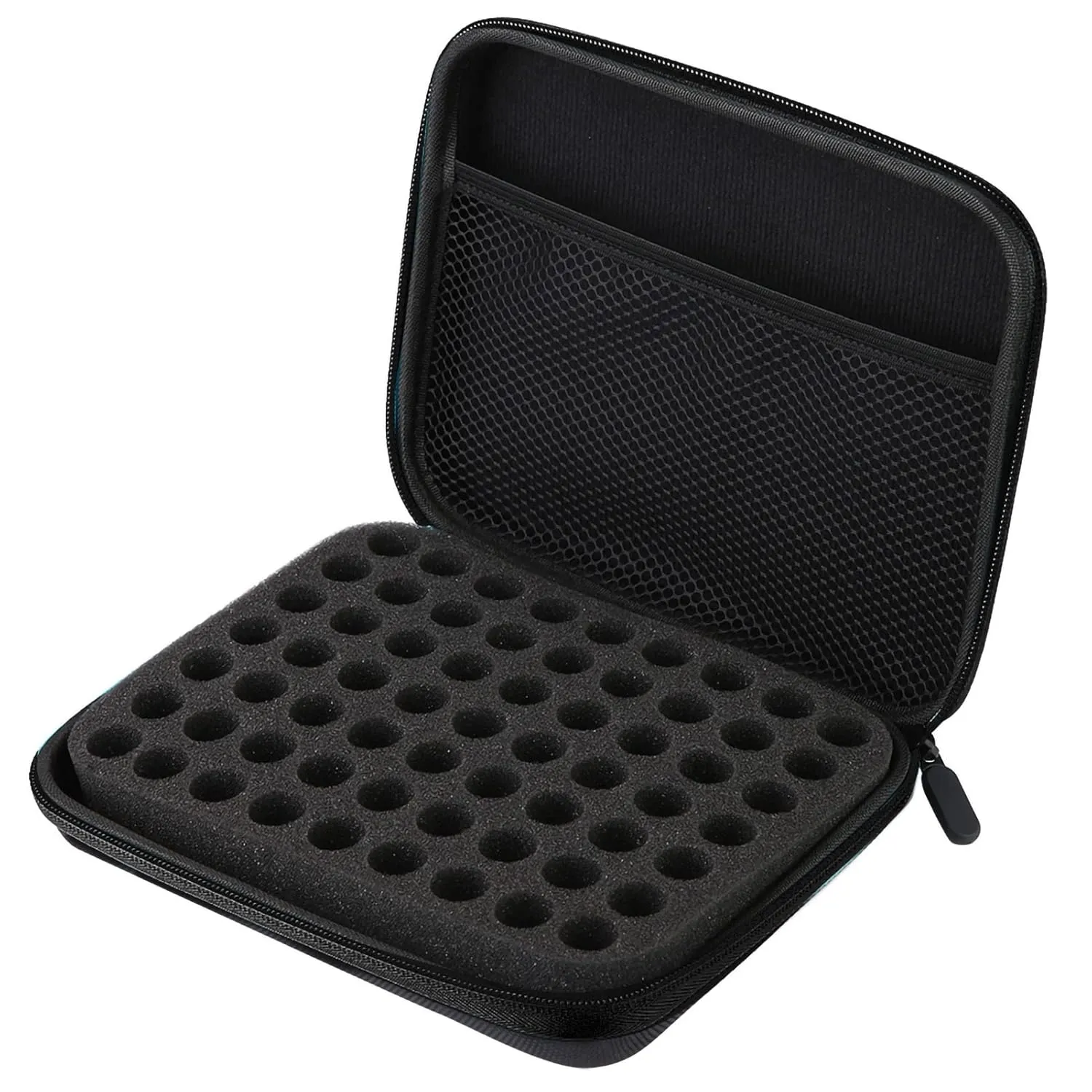 Essential Oil Storage, 63 Slots Essential Oil Storage Bag Essential Oil Case EVA Material Essential Oil Holder for Home, Traveling, Moving House (Black)