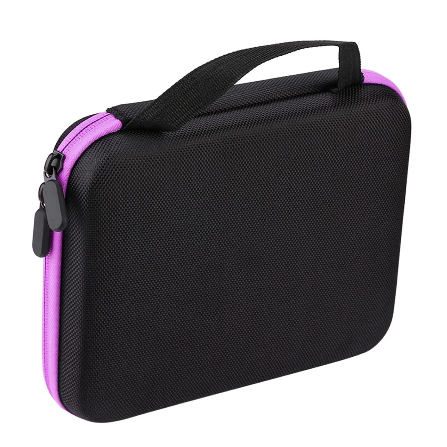 Essential Oil Storage, 63 Slots Essential Oil Storage Bag Essential Oil Case EVA Material Essential Oil Holder for Home, Traveling, Moving House (Purple)